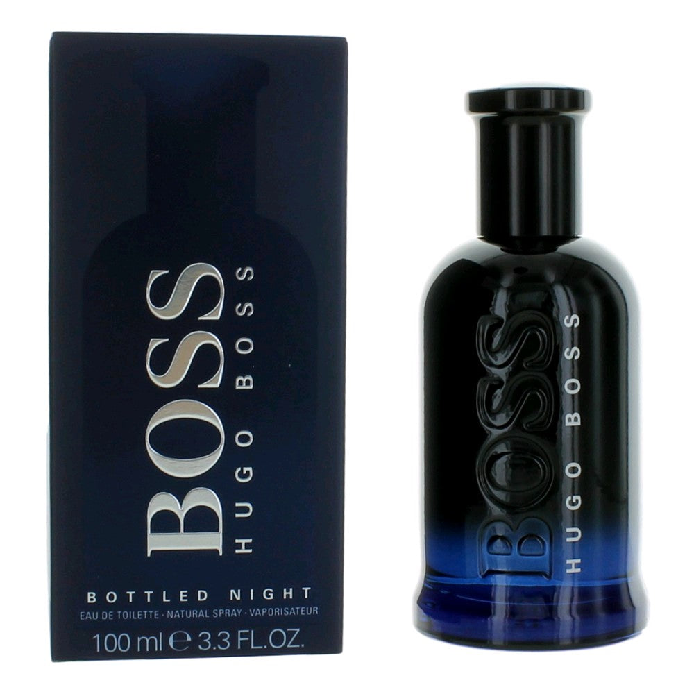 Photo of Boss Bottled Night by Hugo Boss, 3.3 oz EDT Spray for Men